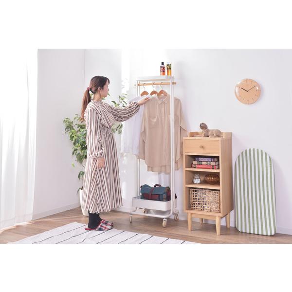 ハンガーワゴン PW-55 ラック ハンガーパイプ 衣類吊下 衣類収納 キャスター付き スチールフレーム | 東谷 | 17