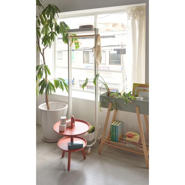 ハンガーワゴン PW-55 ラック ハンガーパイプ 衣類吊下 衣類収納 キャスター付き スチールフレーム | 東谷 | 18