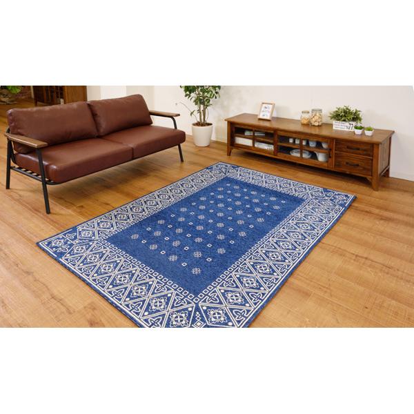 ラグ RG-83 マット リビング ダイニング キッチン 台所 玄関 フローリング 絨毯 柄物 モダン ナチュラル | 東谷 | 05