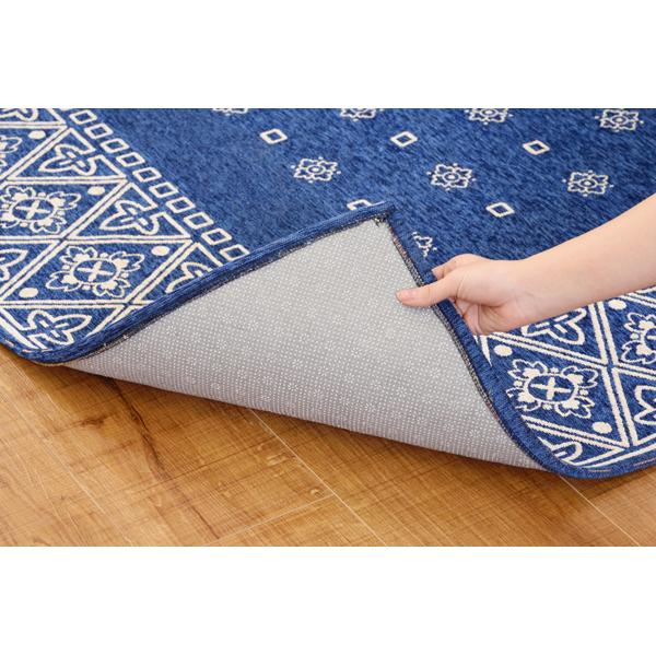 ラグ RG-83 マット リビング ダイニング キッチン 台所 玄関 フローリング 絨毯 柄物 モダン ナチュラル | 東谷 | 07