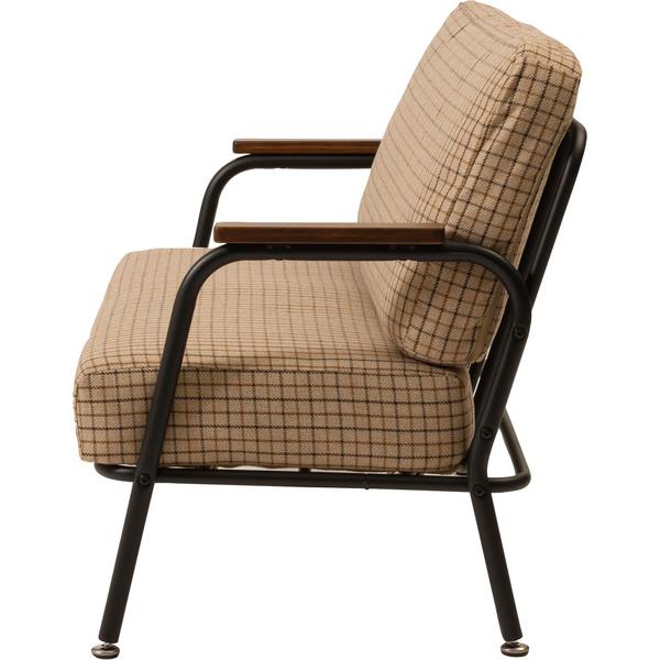 ソファ 2人掛け RKC-102 ソファー 二人掛け 二人用 おしゃれ スチール パイプ ひじ掛け チェア 椅子 | 東谷 | 04