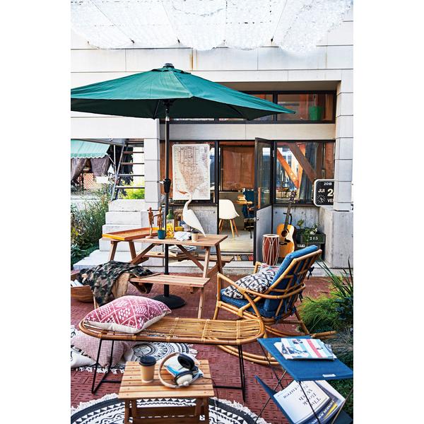 パラソル RKC-527 ランディ ガーデン 折りたたみ ガーデンパラソル 庭 ベランダ テラス アウトドア | 東谷 | 18