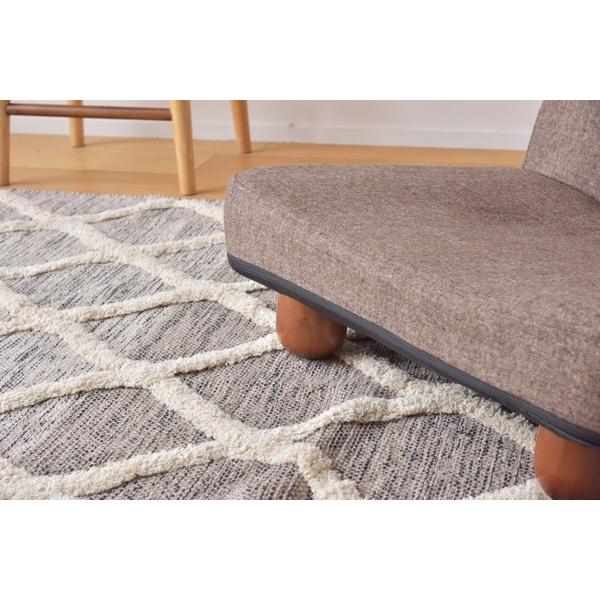 脚付き座椅子 RKC-930 ローソファ カウチ 北欧 スチール 人気 おすすめ モダン 一人暮らし １人掛け ナチュラル | 東谷 | 20