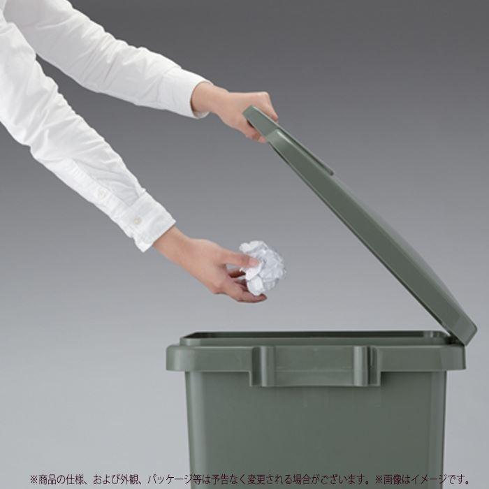 ダストボックス サビロ 連結ワンハンドペール45J ホワイト/白 RSD-282WH ゴミ箱 おしゃれ キッチン 45リットル 屋外 分別 フタ付き | 東谷 | 03