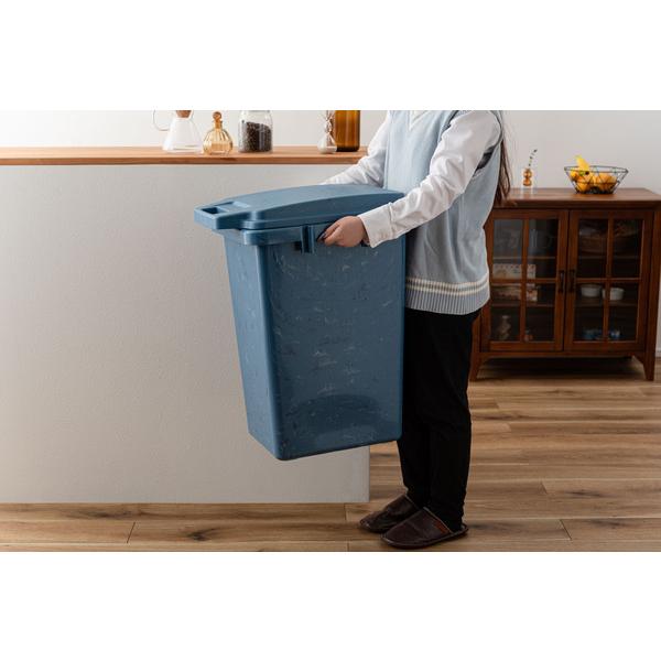 ワンハンドパッキンペール 70L RSD-52 ゴミ箱 ごみ箱 ダストボックス 70リットル ふた付き  キッチン 台所 リビング ロック機能付き パッキン付き   ブルー 青 | 東谷 | 14