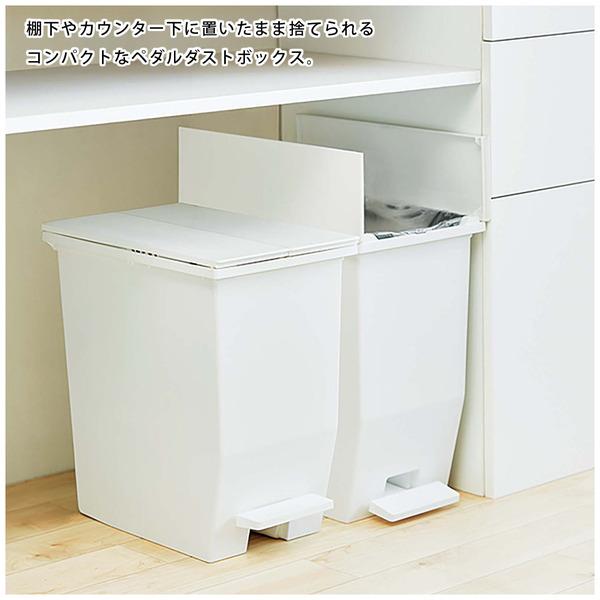 SOLOW ペダルオープンツイン20L RSD-76 ゴミ箱 ダストボックス 抗菌・防汚加工 フタ付き キッチン | 東谷 | 03