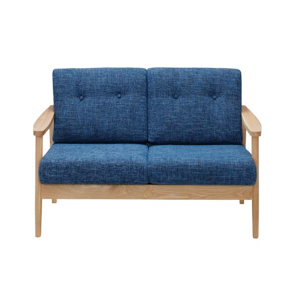 2人掛け ソファ バッスム 外せるクッション アウトレット 2人掛け