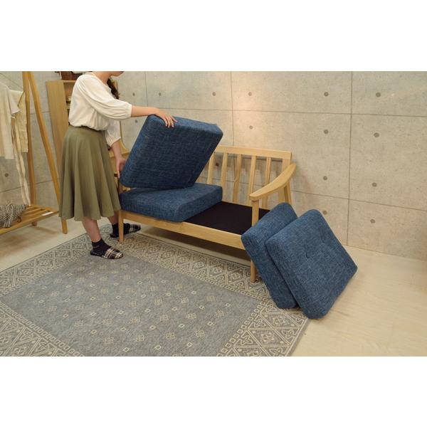 東谷 バッスム 2人掛 RTO-921 ソファ イス クッション取り外し可 2人