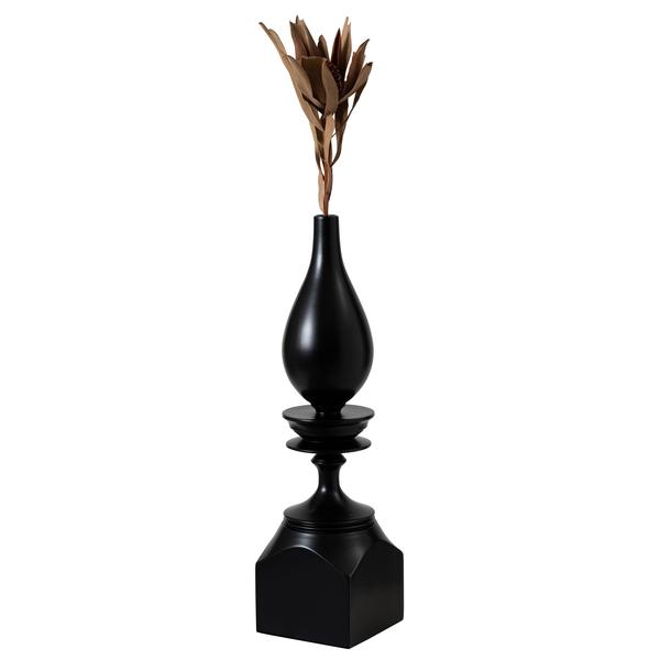 ♥花瓶・オブジェ・インテリア♥７７cm特大⬛壁掛け・反ブラック飾り台グラス付 楽天市場】多本挿しセラミックベース 壺型 花器 花瓶 置き物