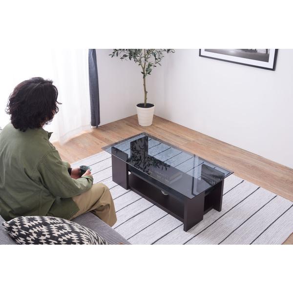 東谷 ガラステーブル SO-100 テーブル 幅100cm センターテーブル ロー