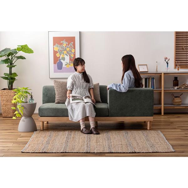 リベルタ SS-132 ソファ 組み換えソファ ローソファー 3人掛け フロアソファ 天然木 ダイニング リビング カフェ ホテル 店舗 | 東谷 | 15