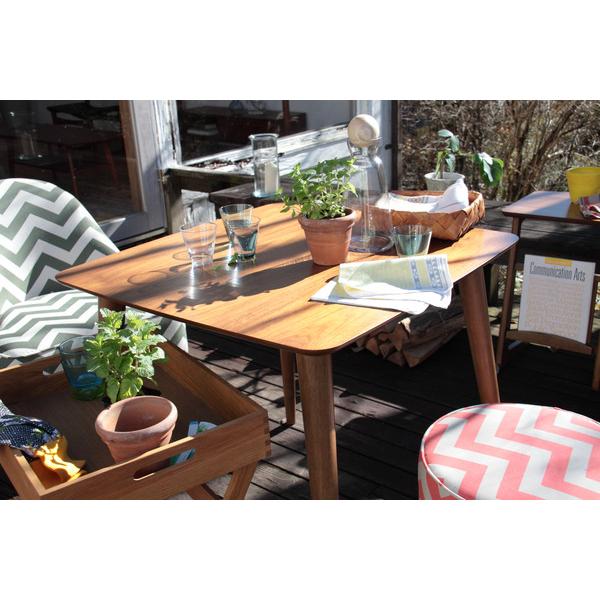 トムテ ダイニングテーブル TAC-241WAL サイドテーブル テーブル 机 収納 リビング ブラウン 幅７５ | 東谷 | 09