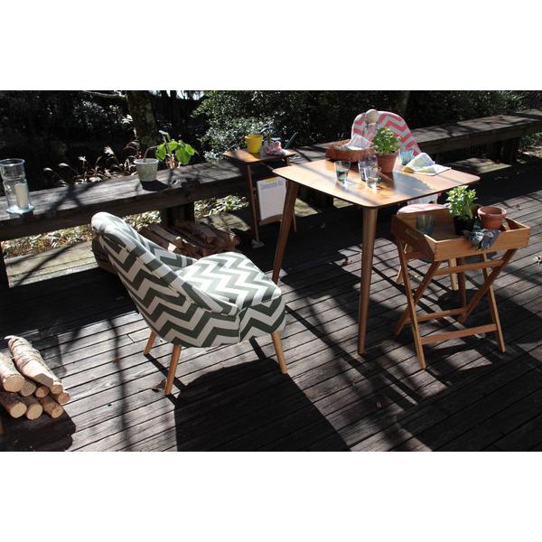 トムテ ダイニングテーブル TAC-241WAL サイドテーブル テーブル 机 収納 リビング ブラウン 幅７５ | 東谷 | 07