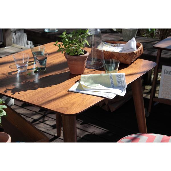 トムテ ダイニングテーブル TAC-241WAL サイドテーブル テーブル 机 収納 リビング ブラウン 幅７５ | 東谷 | 08