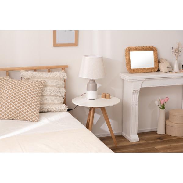 ラウンドサイドテーブル TAP-005WH サイドテーブル テーブル 寝室 おしゃれ 丸型 丸い 円形 木製 天然木 ウッド コンパクト 韓国インテリア | 東谷 | 05