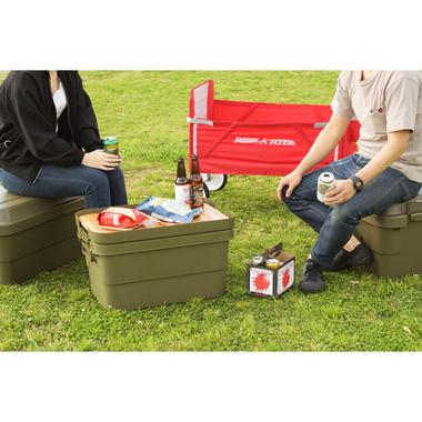 トランクカーゴ テーブルトップ TC-50TB トランクカード用テーブルトップ テーブルトップ 天板 50L用 天然木 木製 DIY風仕上げ ロール式 | 東谷 | 14