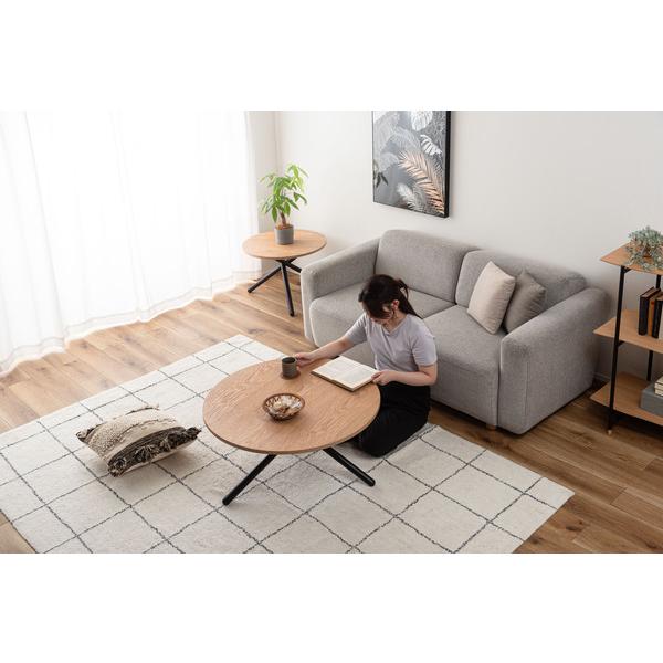 ラウンドテーブルL TEC-88NA テーブル センターテーブル  丸テーブル コーヒーテーブル  ローテーブル ベッドサイド 机 丸型 円形 サークル リビング 寝室 | 東谷 | 14