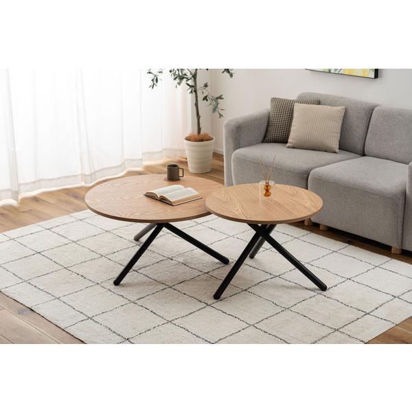 ラウンドテーブルL TEC-88NA テーブル センターテーブル  丸テーブル コーヒーテーブル  ローテーブル ベッドサイド 机 丸型 円形 サークル リビング 寝室 | 東谷 | 11