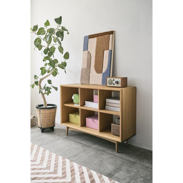 チェスト TIM-34 2段 ラック 北欧風 天然木 幅100cm オープンラック 本棚 収納棚 収納ラック 書棚 | 東谷 | 12