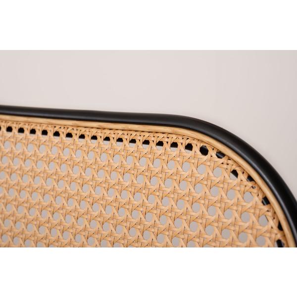 チェア TOE-125 ダイニングチェア おしゃれ 椅子 イス いす チェアー ナチュラル シンプル ラタン調 ファブリック 布地 スチール 背もたれ | 東谷 | 18