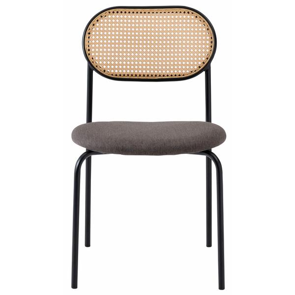 チェア TOE-125 ダイニングチェア おしゃれ 椅子 イス いす チェアー ナチュラル シンプル ラタン調 ファブリック 布地 スチール 背もたれ | 東谷 | 07