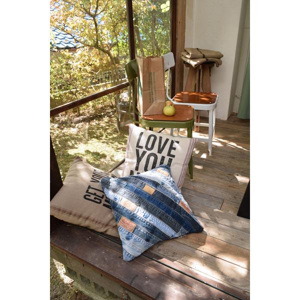 クッション TTC-331 デニム 欧米 かっこいい おしゃれ インテリアグッズ モダン | 東谷 | 06