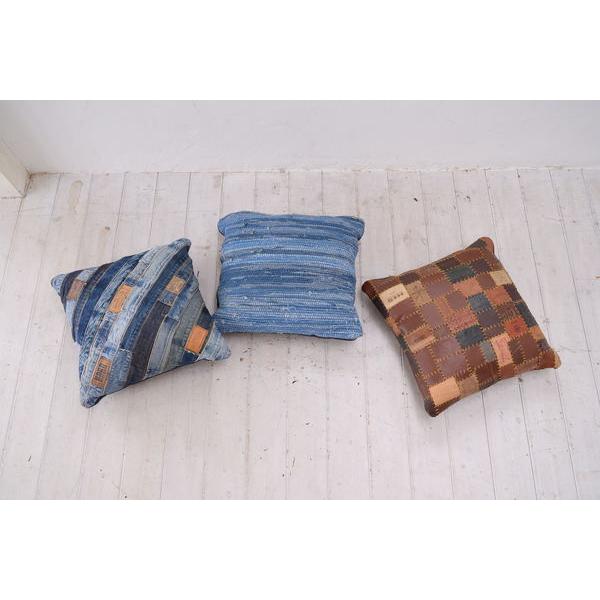 クッション TTC-331 デニム 欧米 かっこいい おしゃれ インテリアグッズ モダン | 東谷 | 09