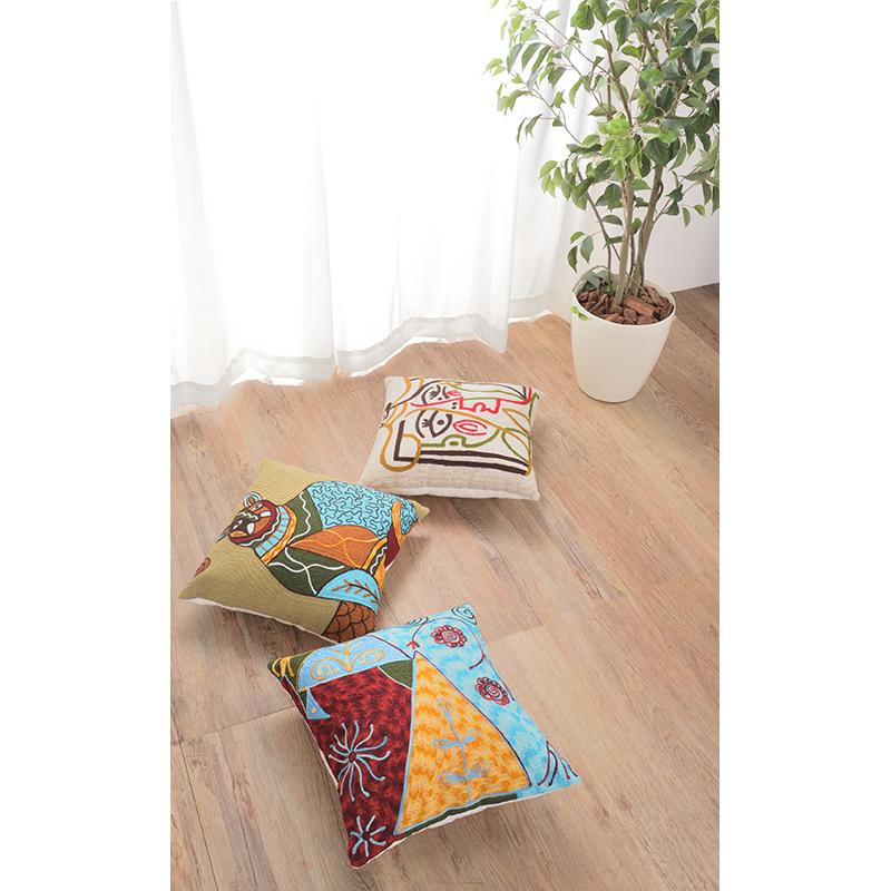 クッション TTC-346C アート グラフィック 絵画 モダン クッションカバー インテリア 雑貨 | 東谷 | 05