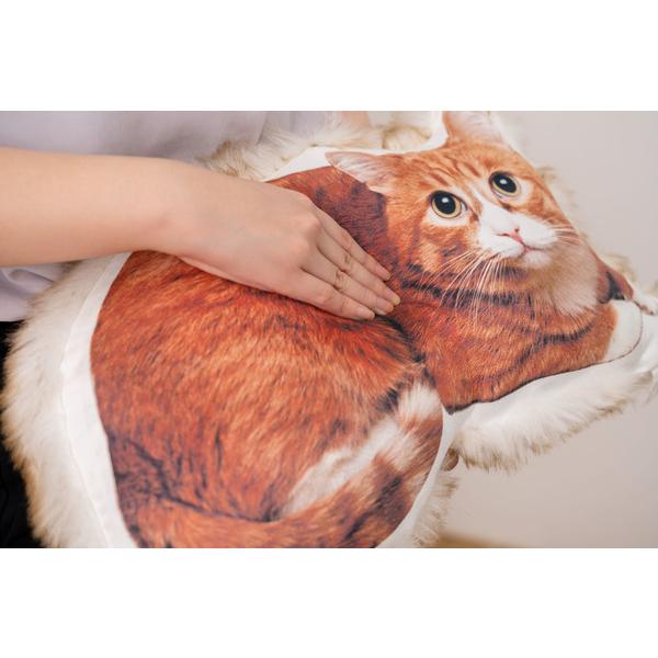 東谷 クッション ネコ TTC-401C 猫 動物 ダイカットクッション