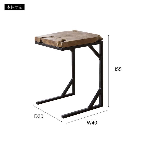 サイドテーブル TTF-904 ソファーサイド ソファサイド ベッドサイド テーブル 机 無垢材 コーヒーテーブル カフェ 店舗 | 東谷 | 08