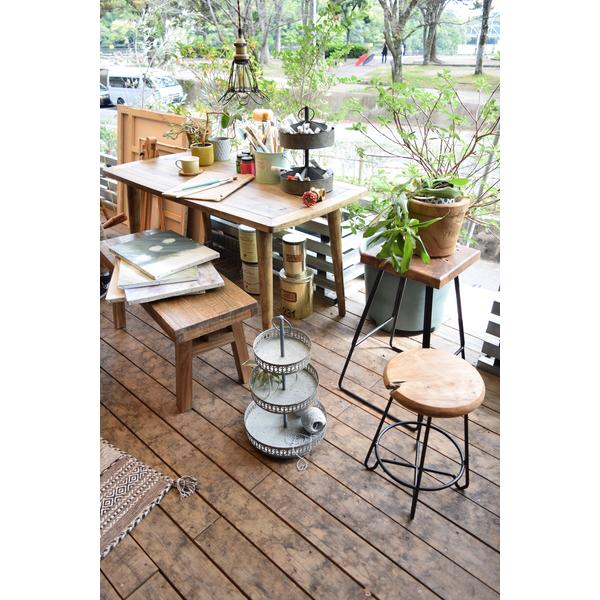 ハイスツール TTF-905C 椅子 いす チェア カウンタースツール バースツール 角イス 角椅子 花台 雑貨置き 店舗 カフェ ラウンジ ロビー ホテル | 東谷 | 03