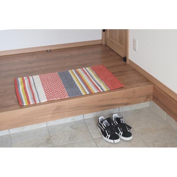 マット TTR-115B 玄関マット ミニマット ドアマット フロアマット インテリア 玄関 室内 絨毯 柄物 テラス コットン | 東谷 | 03