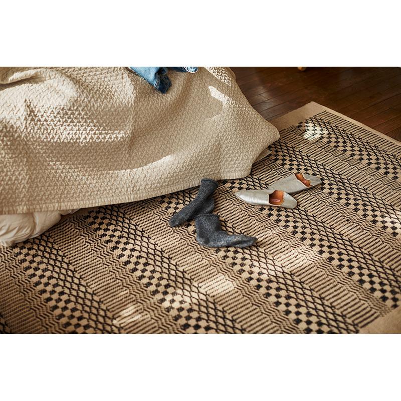 ラグ TTR-116 マット リビング ダイニング キッチン 台所 フローリング 絨毯 柄物 モダン コットン インテリア | 東谷 | 06