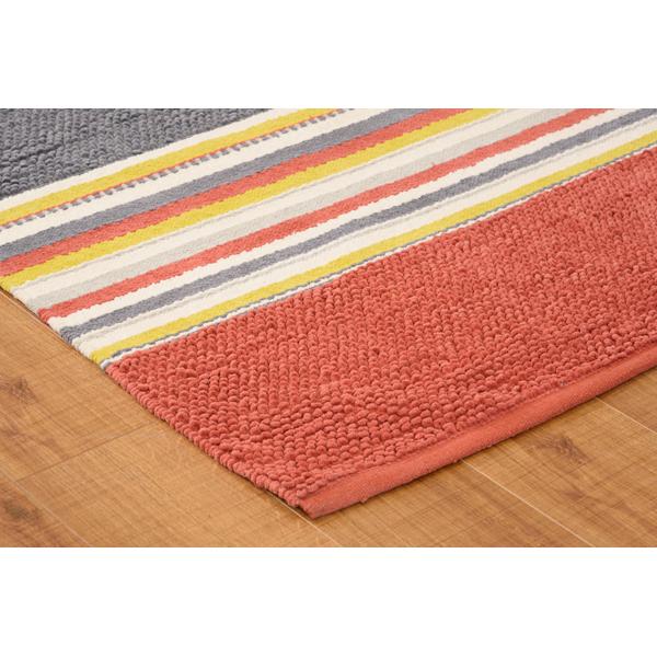 ラグ TTR-117 マット リビング ダイニング キッチン 台所 フローリング 絨毯 柄物 モダン コットン インテリア | 東谷 | 05