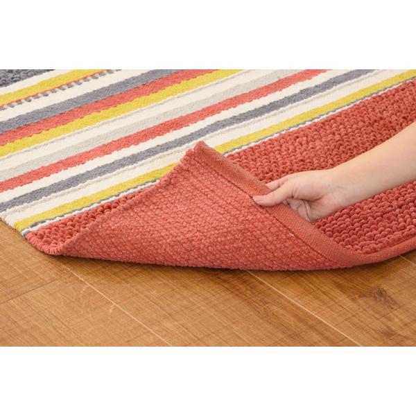 ラグ TTR-117 マット リビング ダイニング キッチン 台所 フローリング 絨毯 柄物 モダン コットン インテリア | 東谷 | 06