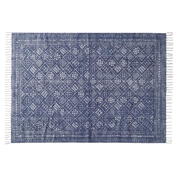 ラグ TTR-120 マット リビング ダイニング キッチン 台所 フローリング 絨毯 柄物 モダン コットン インテリア | 東谷