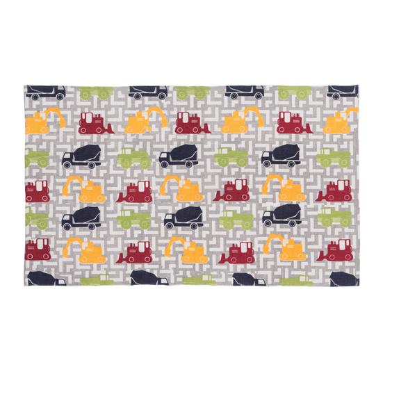 キッズラグ TTR-122 キッズ部屋 子供部屋 マット リビング ダイニング アニマル柄 象 ゾウ ぞう 重機柄 ブルドーザー 車 トラック | 東谷