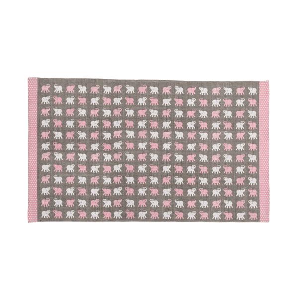 キッズラグ TTR-122 キッズ部屋 子供部屋 マット リビング ダイニング アニマル柄 象 ゾウ ぞう 重機柄 ブルドーザー 車 トラック | 東谷 | 02