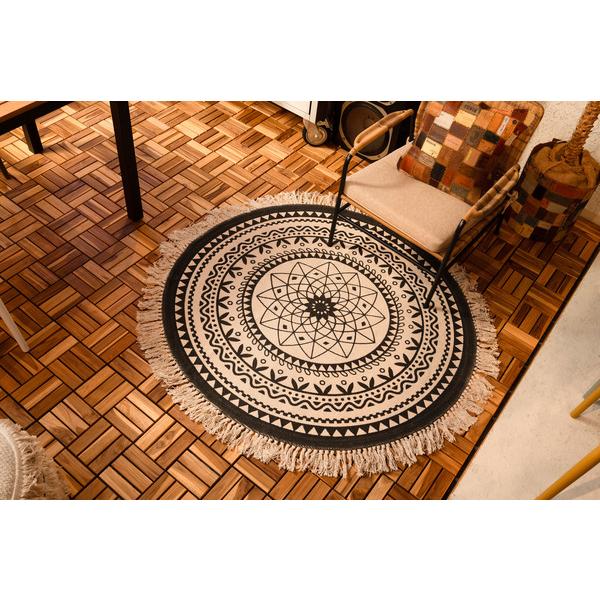 ラグ TTR-135 マット フローリング リビング ダイニング ベットルーム 寝室 新生活 模様替え 絨毯 敷物 カーペット コットン 綿 | 東谷 | 18