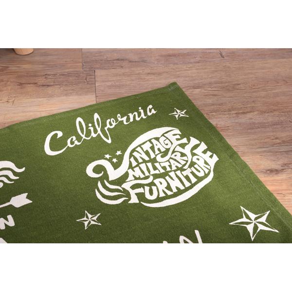 ラグ TTR-142GR マット 敷物 リビング ダイニング キッチン フロアマット インテリア 玄関 室内 柄物 テラス コットン カーペット | 東谷 | 03