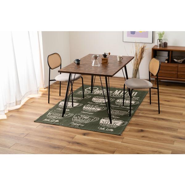 ラグ TTR-155 マット カーペット リビング ダイニング キッチン 台所 フローリング 絨毯 柄物 モダン コットン インテリア カフェ | 東谷 | 14