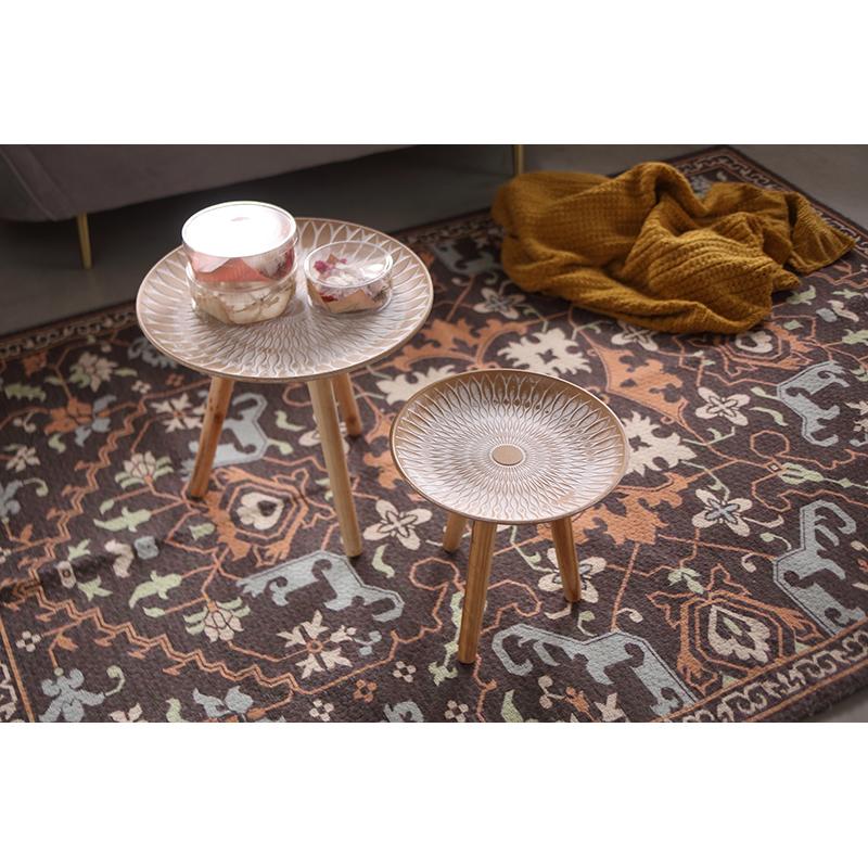 ラグ TTR-167 カーペット マット 敷物 じゅうたん 絨毯 リビング ダイニング 食卓 アンティーク調 ヴィンテージ調 おしゃれ オシャレ 長方形 長い | 東谷 | 03