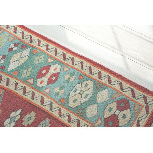 ラグ TTR-167 カーペット マット 敷物 じゅうたん 絨毯 リビング ダイニング 食卓 アンティーク調 ヴィンテージ調 おしゃれ オシャレ 長方形 長い | 東谷 | 07