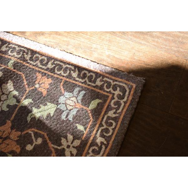 ラグ TTR-168 カーペット マット 敷物 じゅうたん 絨毯 リビング ダイニング 食卓 アンティーク調 ヴィンテージ調 おしゃれ オシャレ 正方形 真四角 | 東谷 | 03