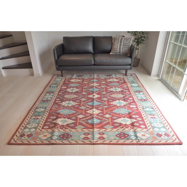 ラグ TTR-168 カーペット マット 敷物 じゅうたん 絨毯 リビング ダイニング 食卓 アンティーク調 ヴィンテージ調 おしゃれ オシャレ 正方形 真四角 | 東谷 | 05