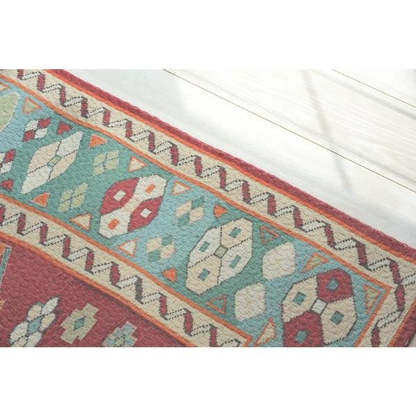 ラグ TTR-168 カーペット マット 敷物 じゅうたん 絨毯 リビング ダイニング 食卓 アンティーク調 ヴィンテージ調 おしゃれ オシャレ 正方形 真四角 | 東谷 | 07