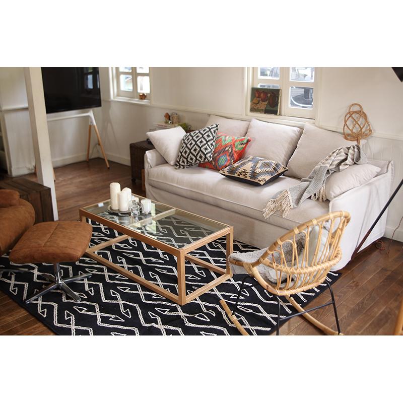 ラグ TTR-170 マット リビング ダイニング キッチン 台所 玄関 フローリング 絨毯 柄物 モダン ナチュラル | 東谷 | 13