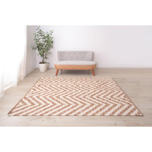 ラグ TTR-171 マット リビング ダイニング キッチン 台所 玄関 フローリング 絨毯 柄物 モダン ナチュラル | 東谷 | 14