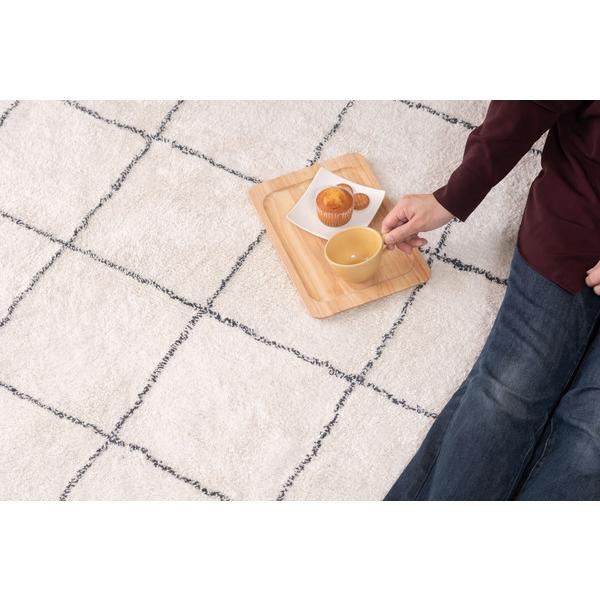 ラグ TTR-183 ラグマット ラグカーペット マット カーペット 四角 正方形 チェック かわいい シンプル | 東谷 | 19