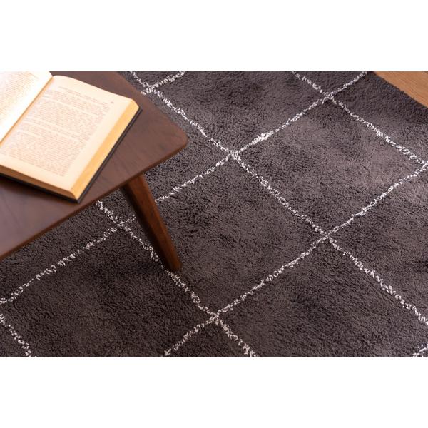 ラグ TTR-183 ラグマット ラグカーペット マット カーペット 四角 正方形 チェック かわいい シンプル | 東谷 | 06